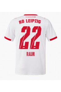 RB Leipzig David Raum #22 Fotballdrakt Hjemme Klær 2025-26 Korte ermer